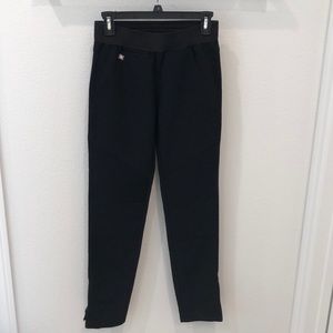 Figs moto skinny scrub pants. Size xxs. Black.